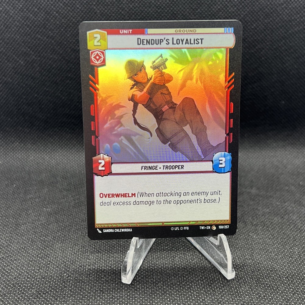 FOIL Star Wars: Unlimited - Dendup's Loyalist - TOR 159/257 FOIL