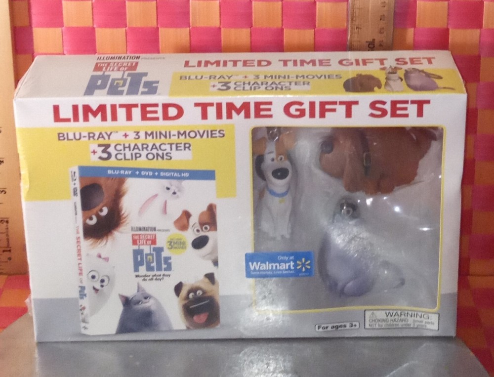 Pets, Blu-Ray, Limited time gift set, New in box, a Walmart exclusive…  2016...-image