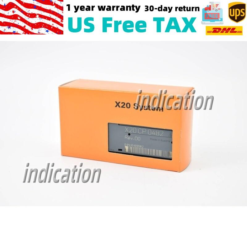 US Free TAX B&R Automation Comapct-S SPS X20 CP 0482 (X20CP0482) Rev. D0-