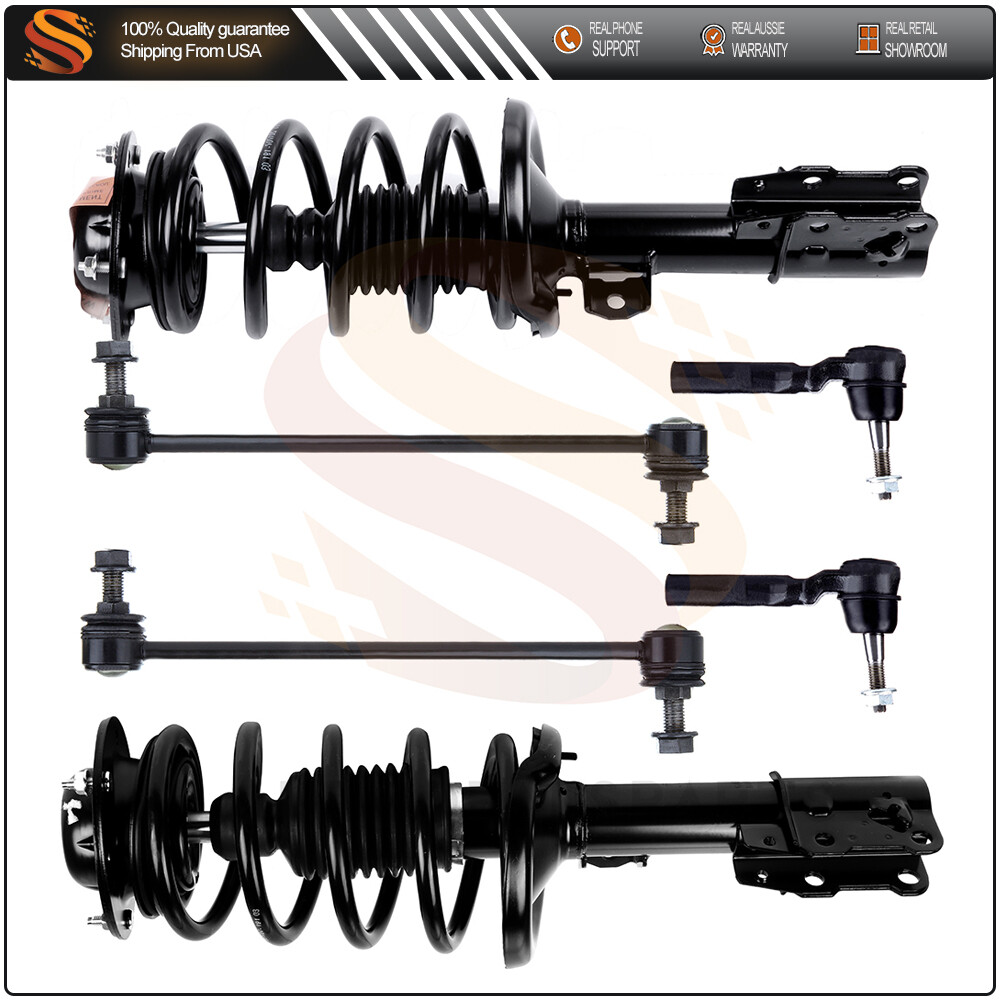 Chevrolet Malibu Pontiac G6 Front Suspension Strut Tie Rod Sway Bar Link Kit 6PC