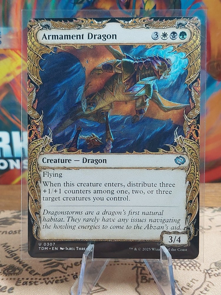Armament Dragon Showcase Tarkir Dragonstorm Regular Edition MTG