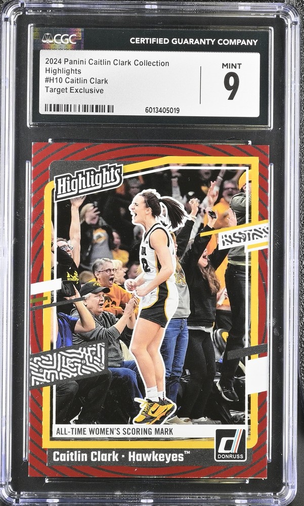 2024 Panini Caitlin Clark Collection  #H10 Target Exclusive Highlights CGC 9