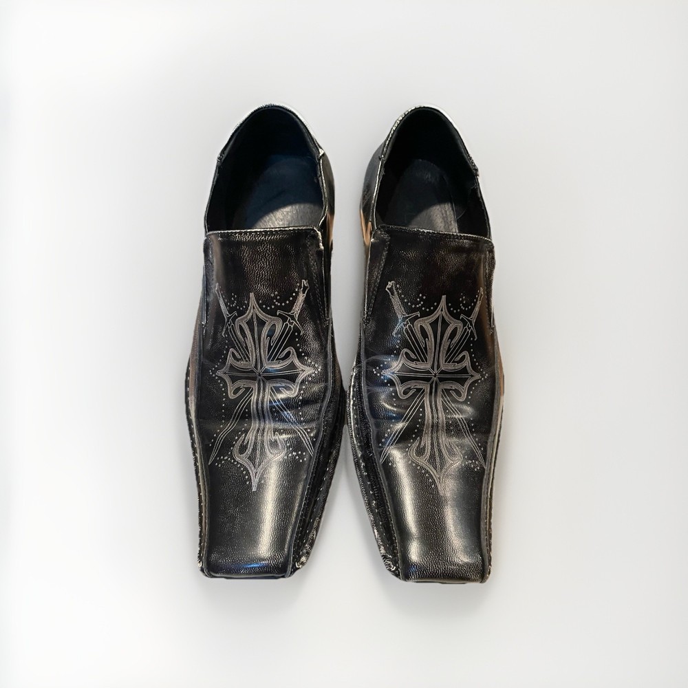 Aldo Mens Vintage Distressed Frotard Shoes Size 10 Rare Find