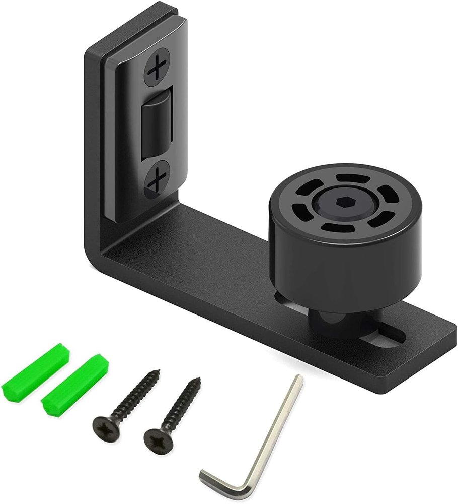 Sliding Barn Door Floor Guide Adjustable Wall Mount Flush Bottom Door Guides 1Pa