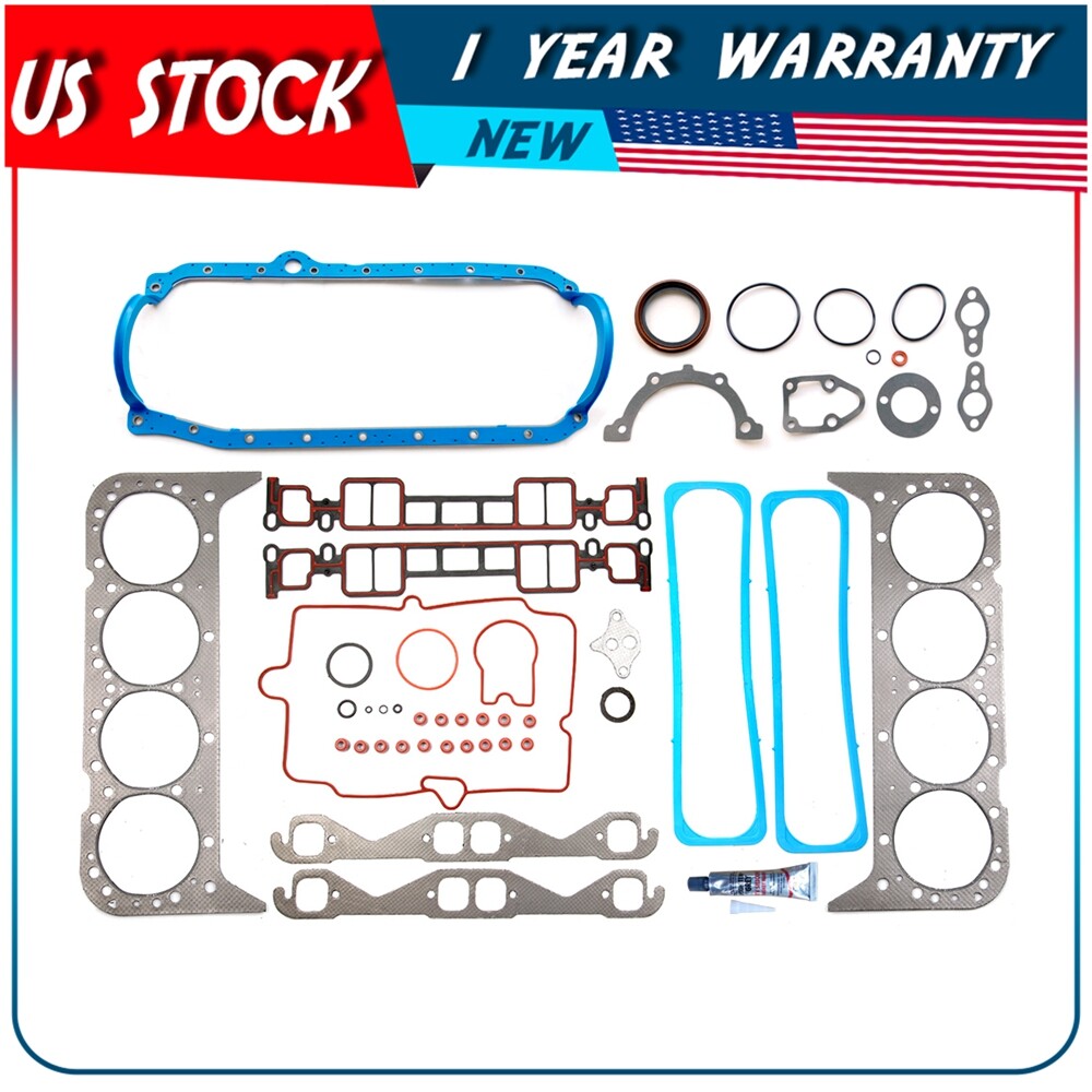 Full Gasket Set for 96-02 Chevy GMC Cadillac 5.7L Vortec VIN R Engines-image