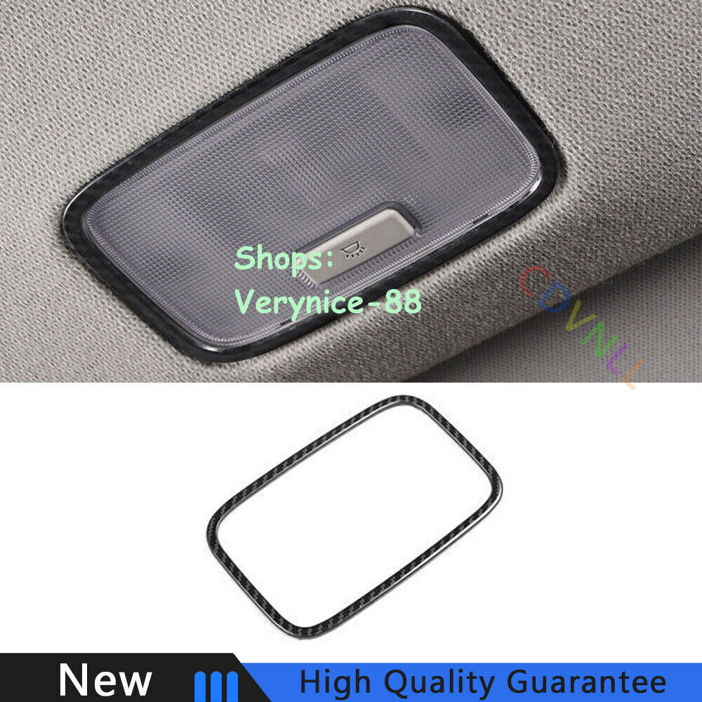 For Hyundai Elantra 21-23 Carbon Fiber Steel Rear Reading Light Lamp Frame Trim
