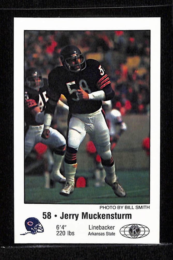 1981 Chicago Bears Police #NNO Jerry Muckensturm - NM/MT+ Set Break!