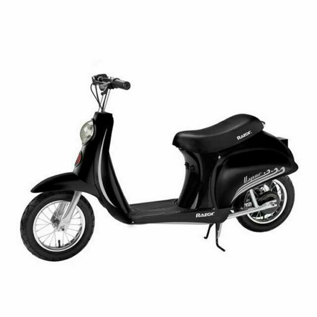 Razor Pocket Mod Black Mini Electric Scooter for Kids and Teens