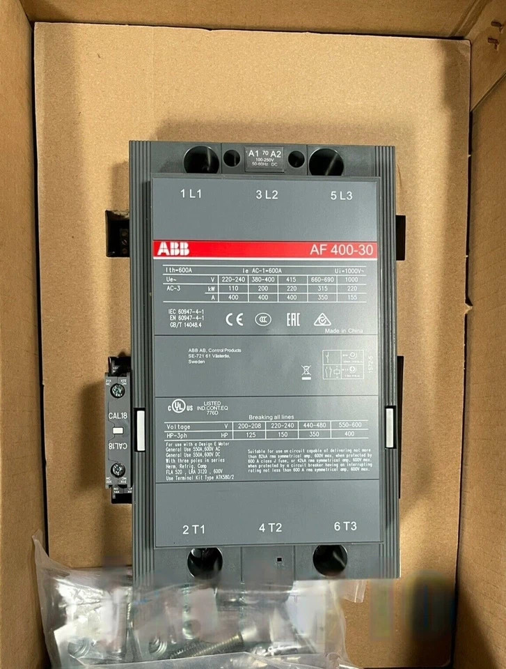 AF400-30-11 1PCS NEW ABB Contactor 100-250V AF400-30-11