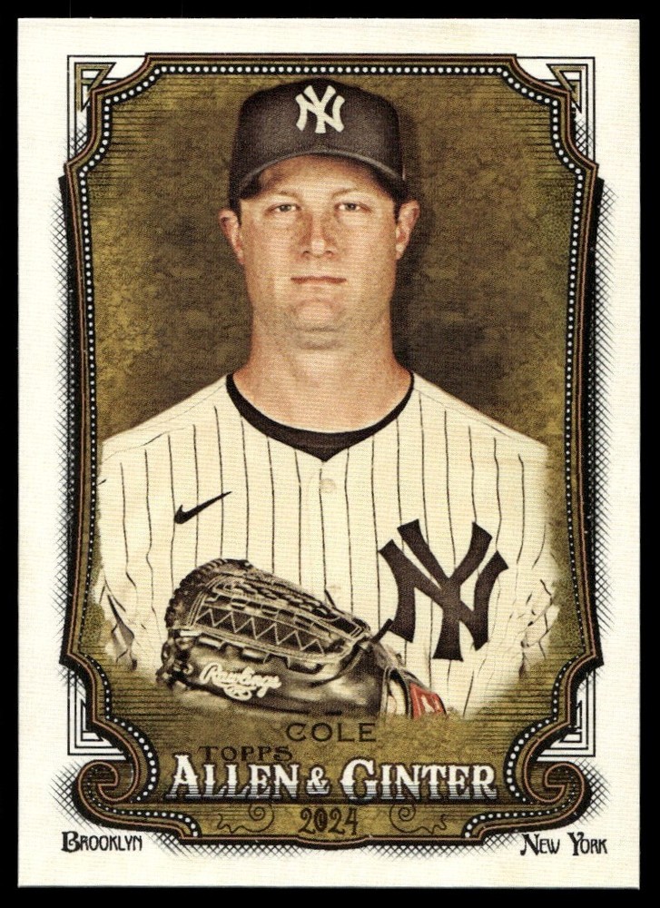 2024 Topps Allen & Ginter Base Gerrit Cole New York Yankees #25