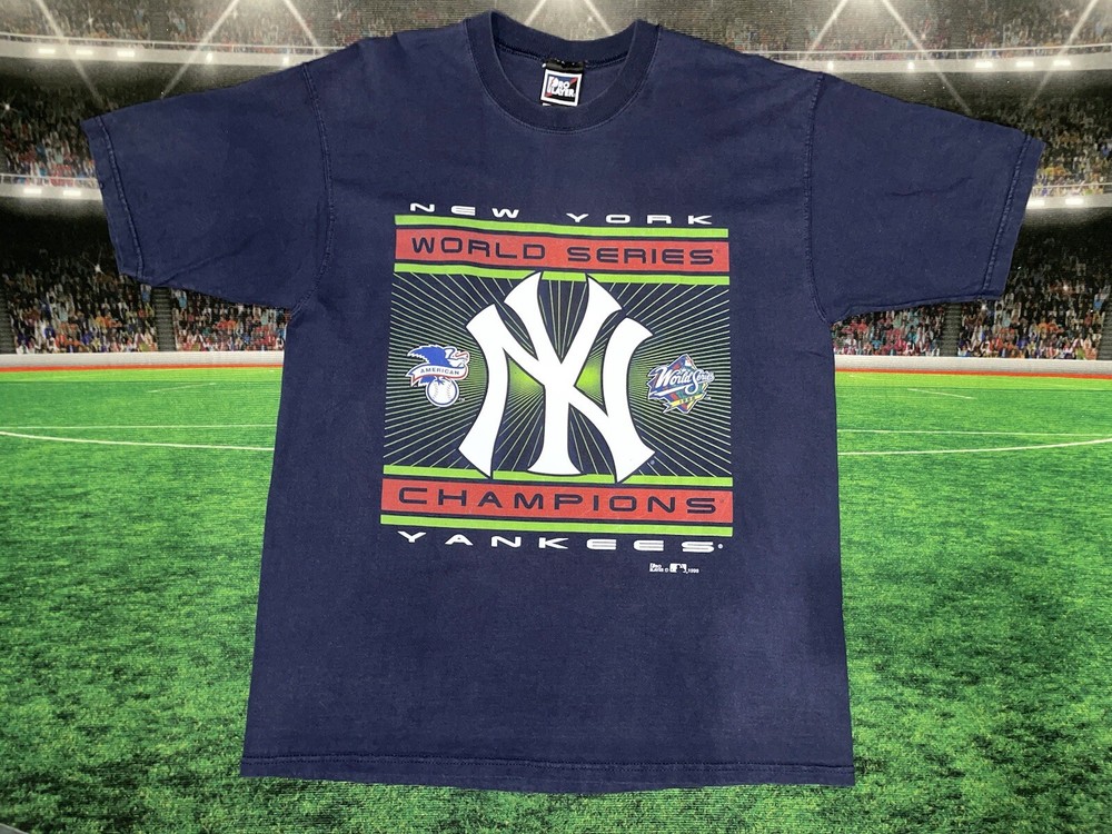 Vintage 1998 New York Yankees World Series Champions Pro Player T-Shirt Men's Size Large