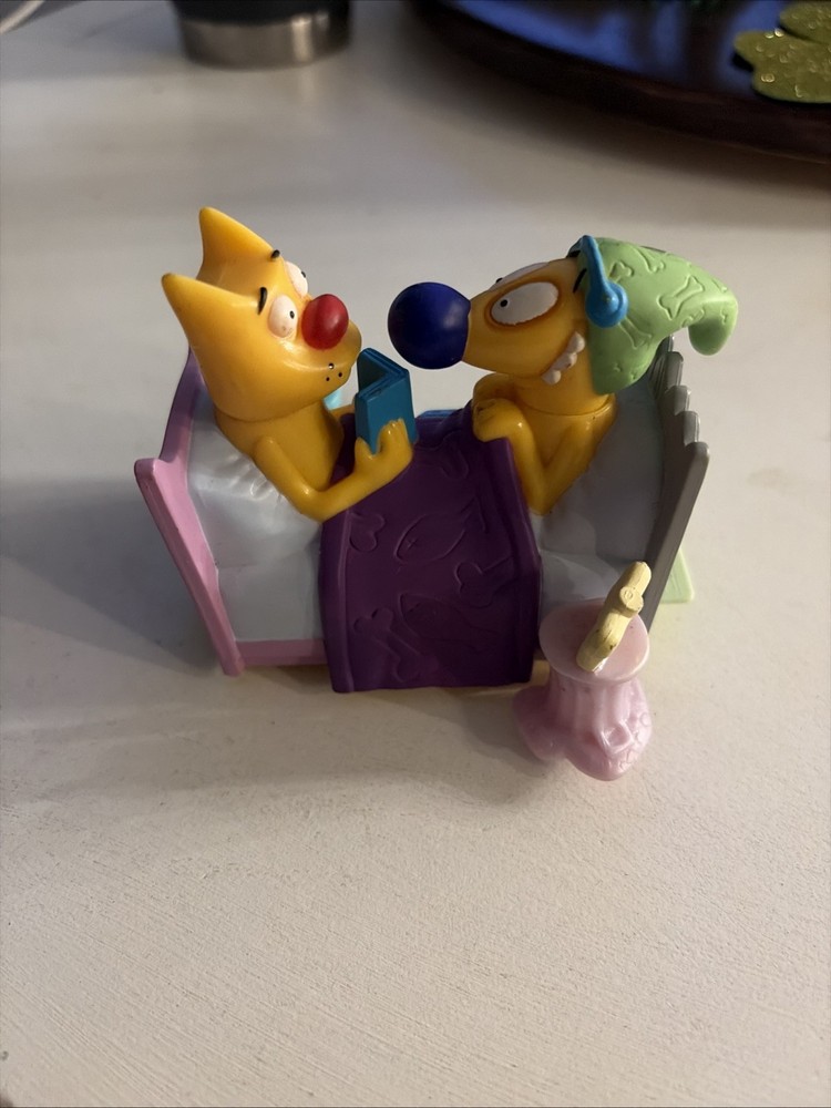 CatDog Nickelodeon Bed Time Story (1999) Burger King Toy Vintage