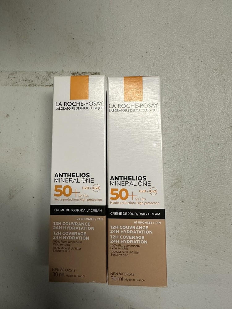 NEW! 2X! La Roche Posay Anthelios Mineral One SPF50+ #03￼ ￼Bronze 30ml
