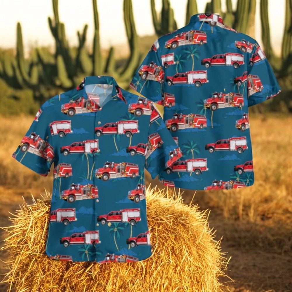 South Dakota Colton Fire And Rescue 3D Hawaiian Shirt Perfect Summer Gift For Firefighters And First Responders