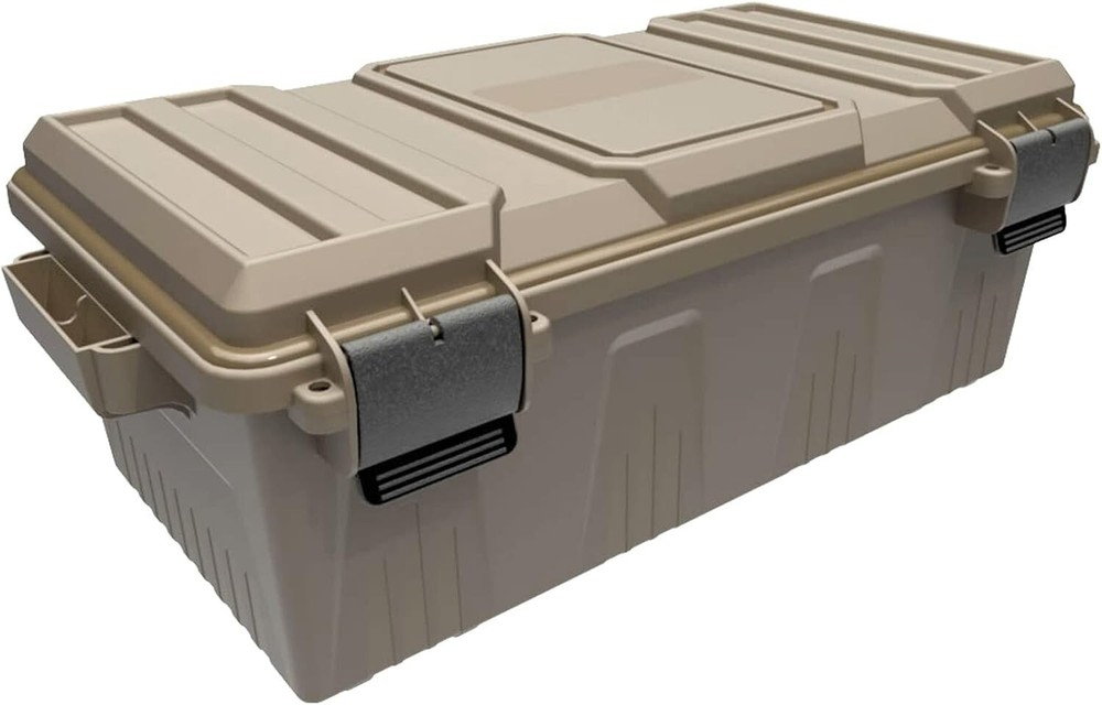 ACDC30, Divided Ammo Crate Utility Box, Water- Resistant, Stackable, Snap Latch,