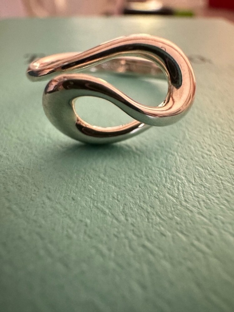 Tiffany & Co. Silver Peretti Wave Ring