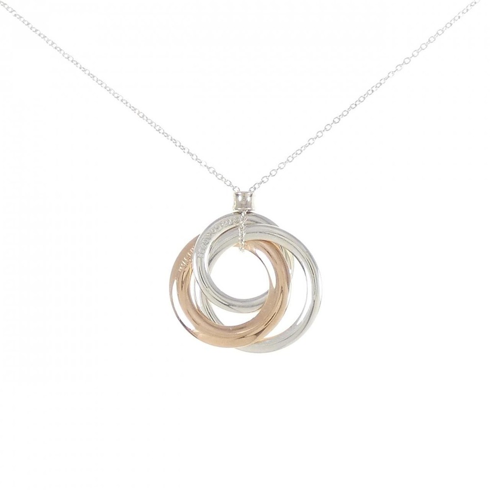 Authentic Tiffany 1837 Interlocking Circle Necklace  #260-007-475-2201