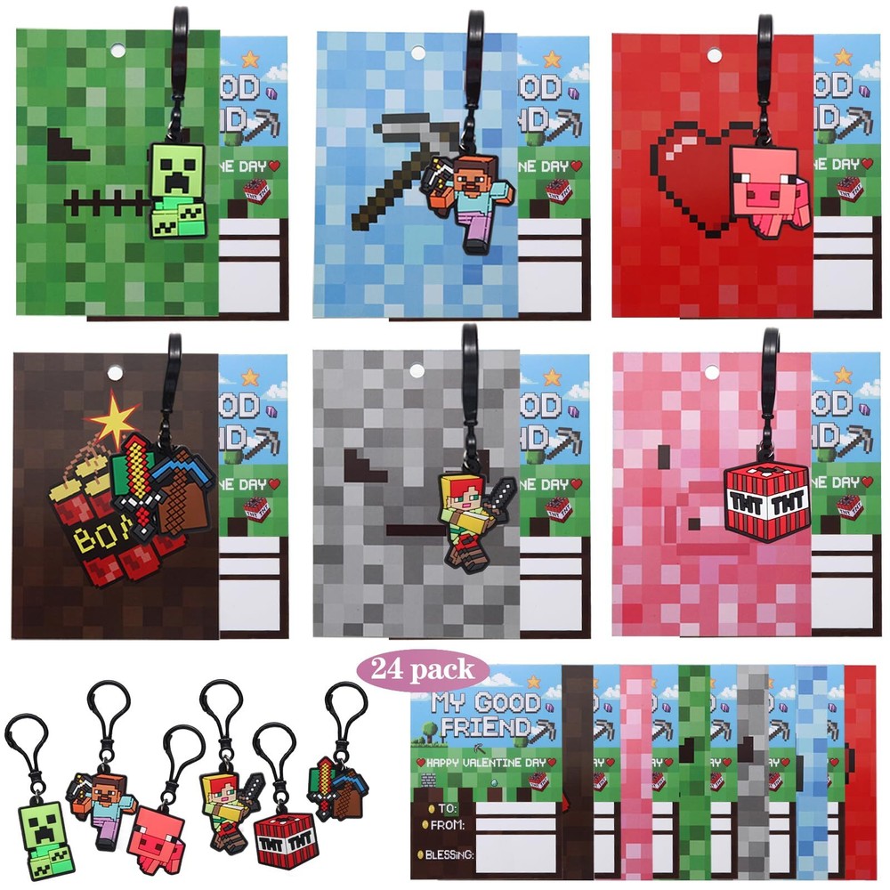 Valentines Day Gifts for Kids - 24-Pack Classroom Student Exchange Ideas-image