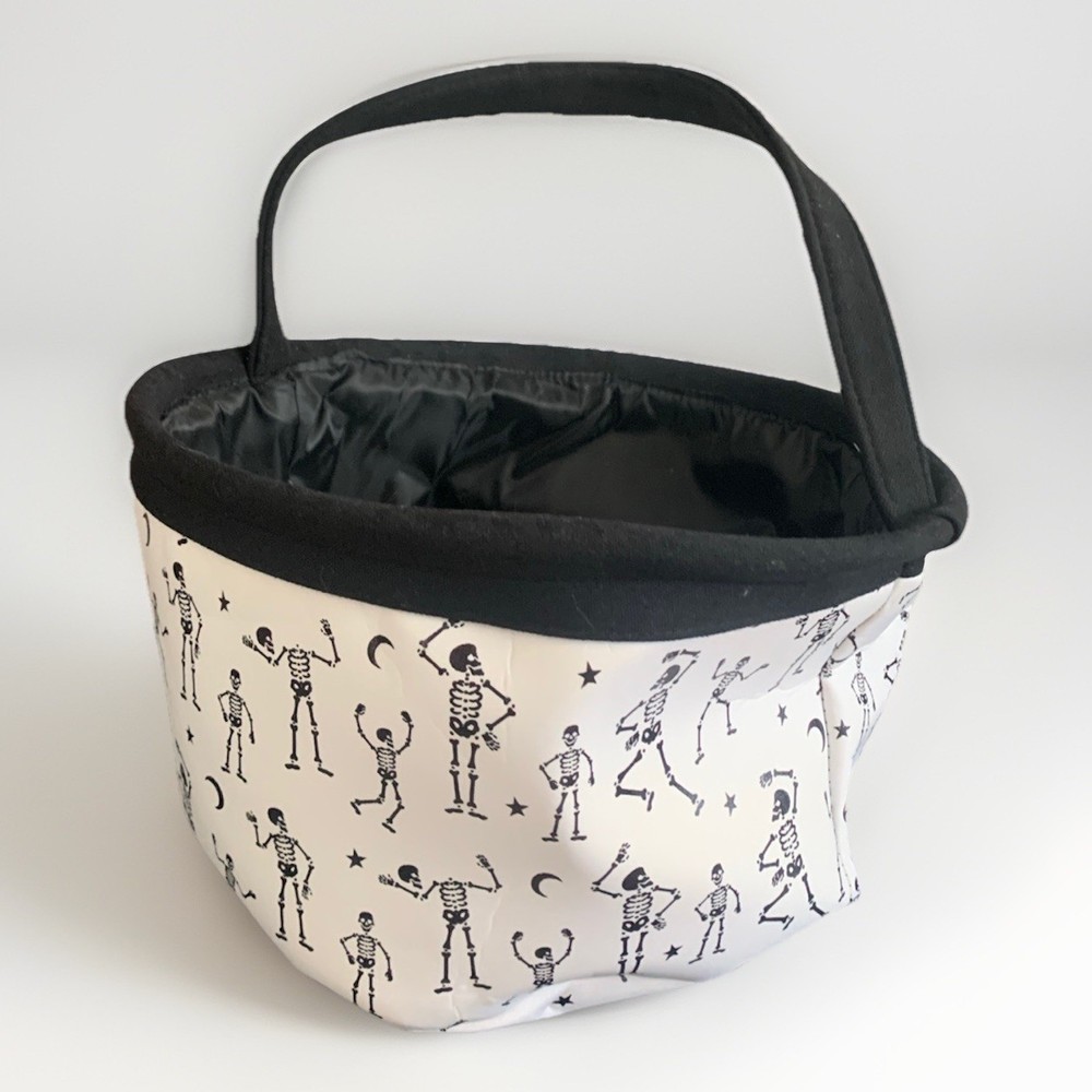 Halloween Trick or Treat Basket - Cute Kids Candy Tote with Handle