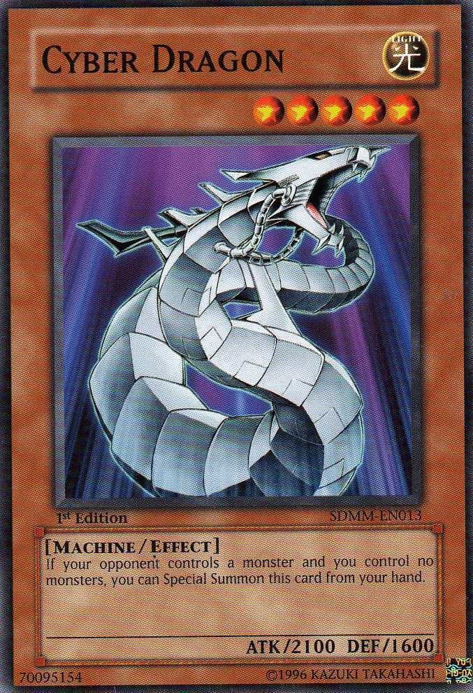 Cyber Dragon SDMM-EN013 Common Unlimited MP Yugioh Card