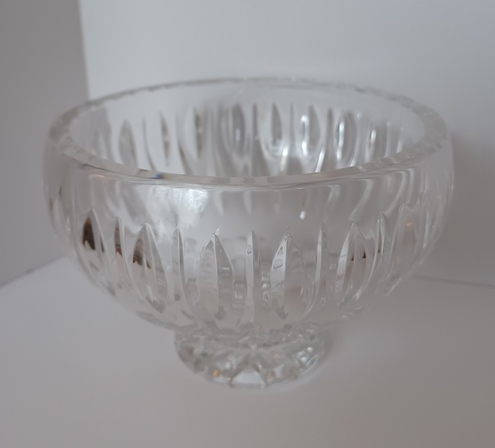 Marquis by Waterford Sheridan Crystal Footed Bowl 5.5x4 Inches