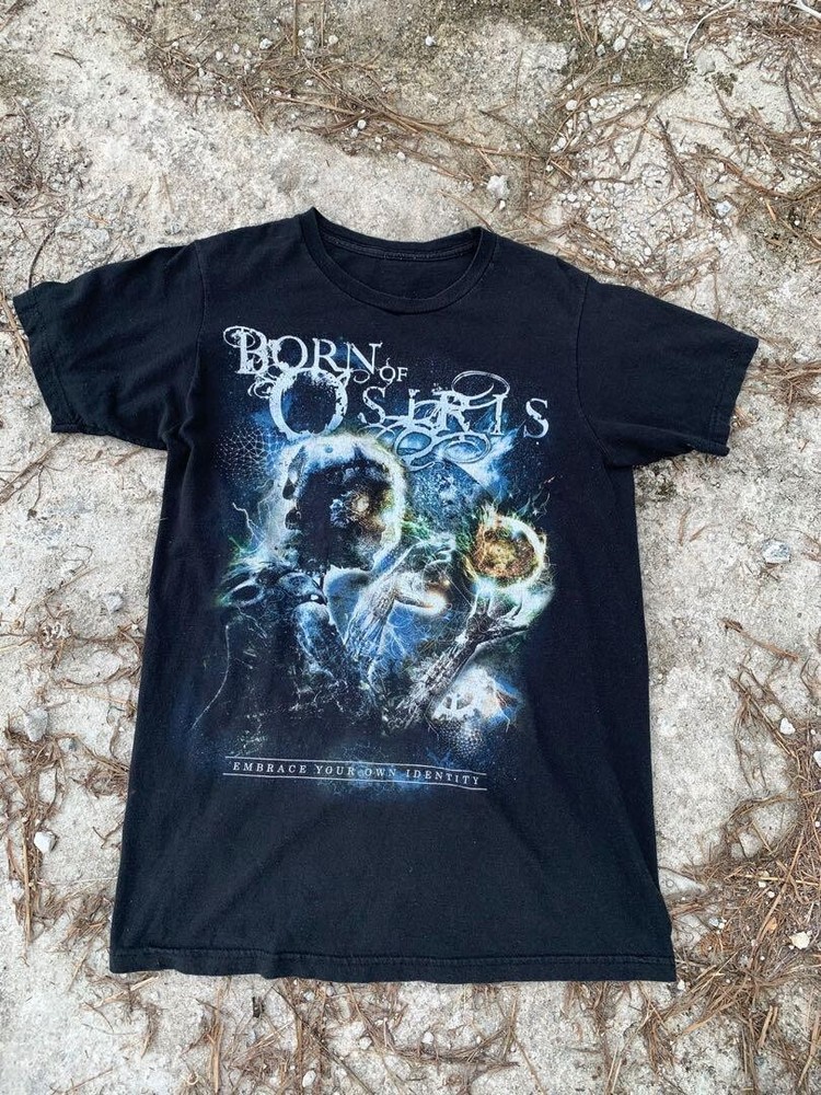 Vintage Style Born Of Osiris Black 100% Cotton Size S-4XL Shirt    BL305