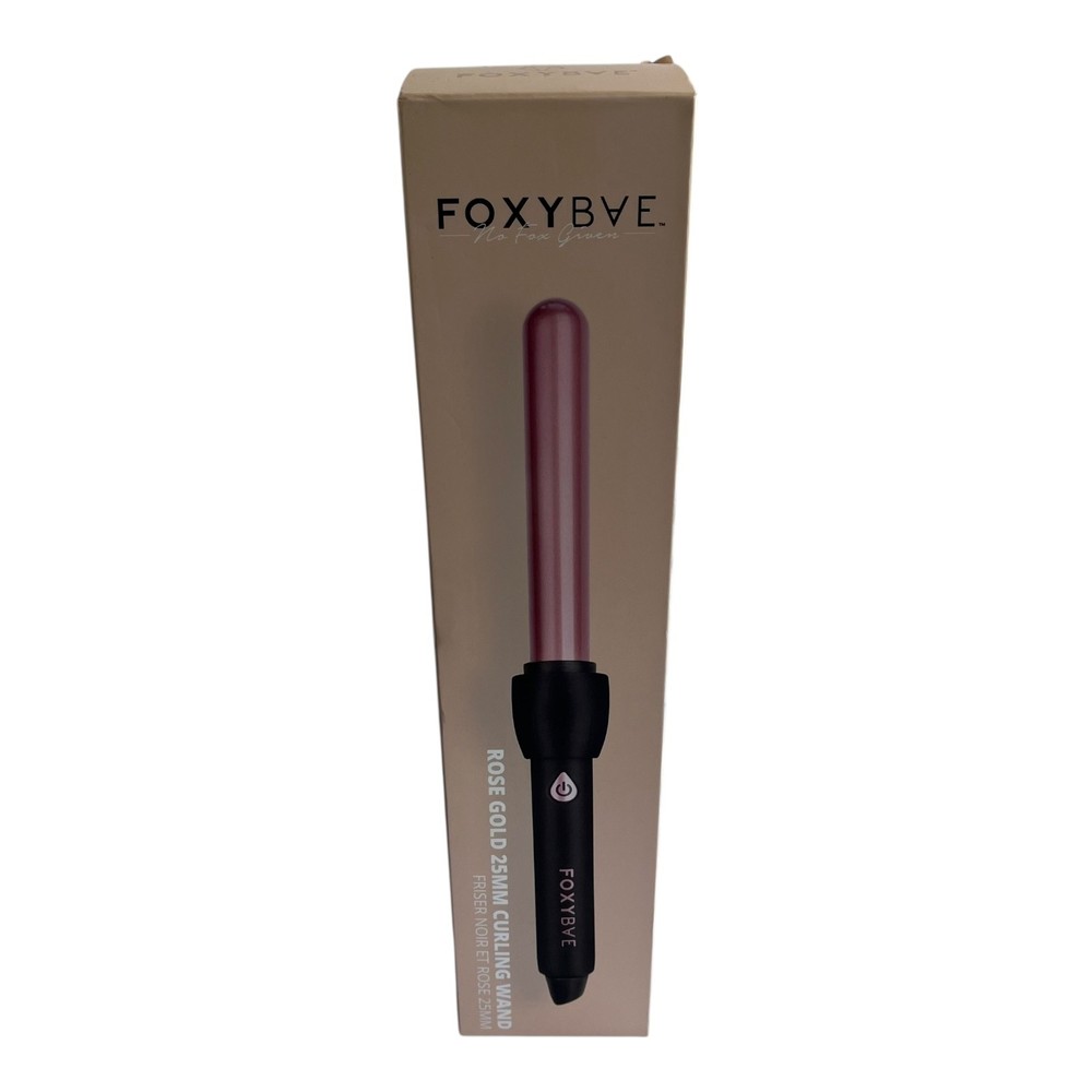 FoxyBae Rose Gold 25mm Curling Wand - New