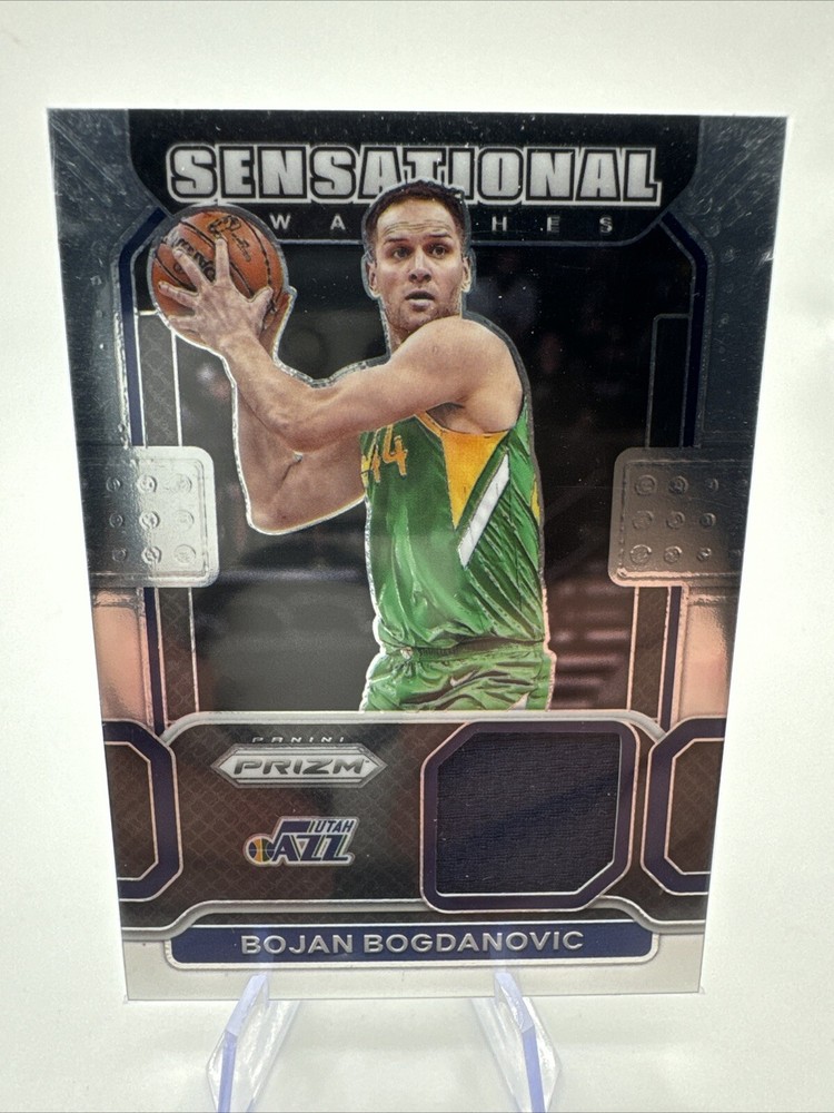 Bojan Bogdanovic 2021-22 Panini Prizm Sensational Swatches Jersey Relic #SW-BJB