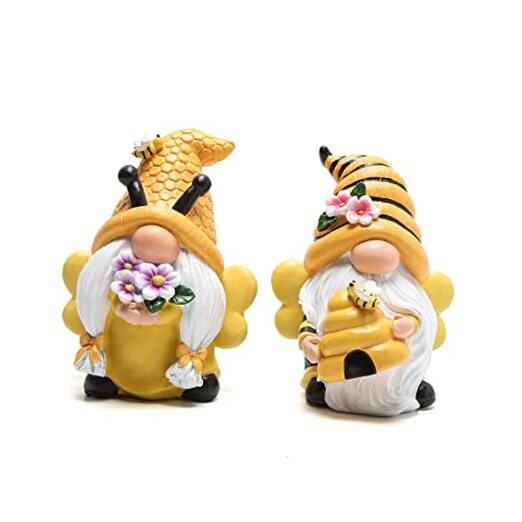 Spring Garden Gnomes Decorations Honey bee Gnome World Bee Day Decorations