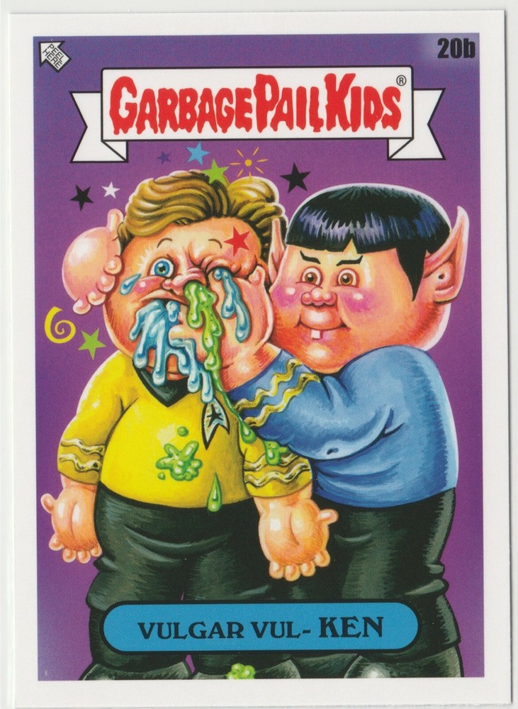 Vulgar Vul-Ken #20b Star Trek Garbage Pail Kids GPK 2023 Intergoolactic Mayhem Trading Card