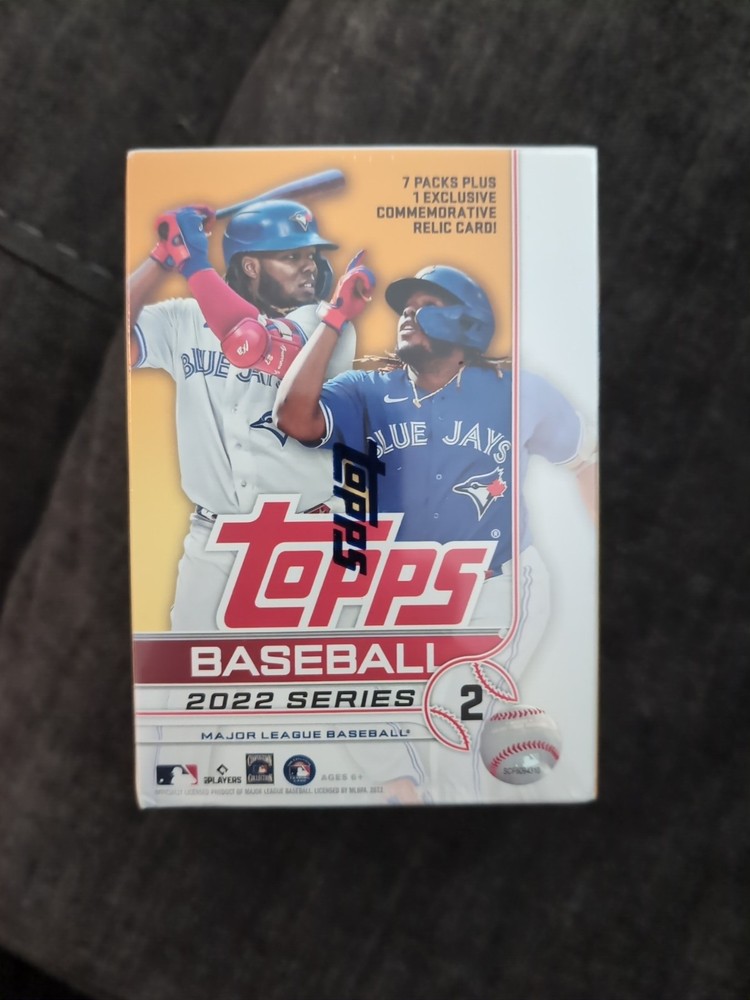 2022 Topps Series 2 Baseball Blaster Box Sealed w/ Relic Card
