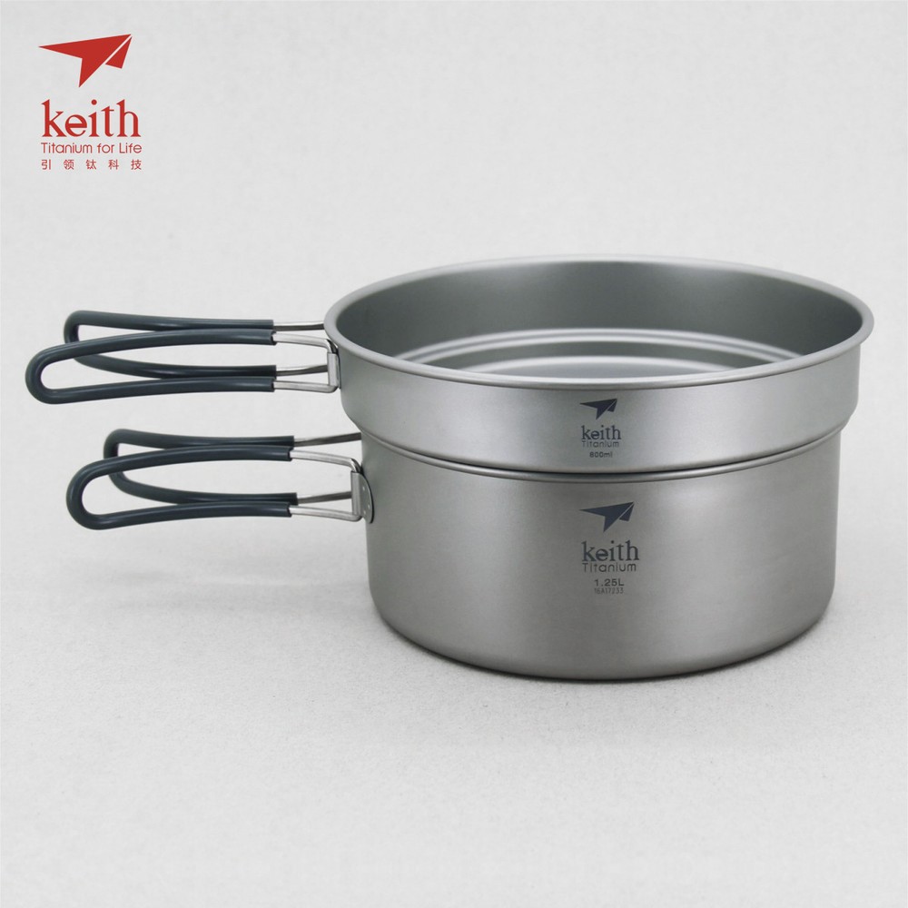 Keith Ti6017 2-Piece Pot and Pan Cook Set-2.05 L (Limited Time Promotion Price)-image
