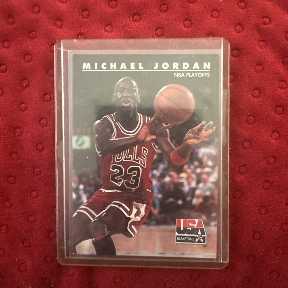 1992 Michael Jordan NBA Playoffs Skybox #42 Bulls Basketball Card