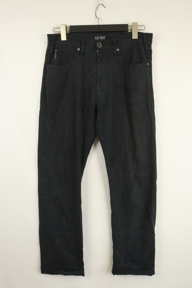 ARMANI JEANS AJ Comfort Fit Stretch Dark Wash Straight Jeans Size 34