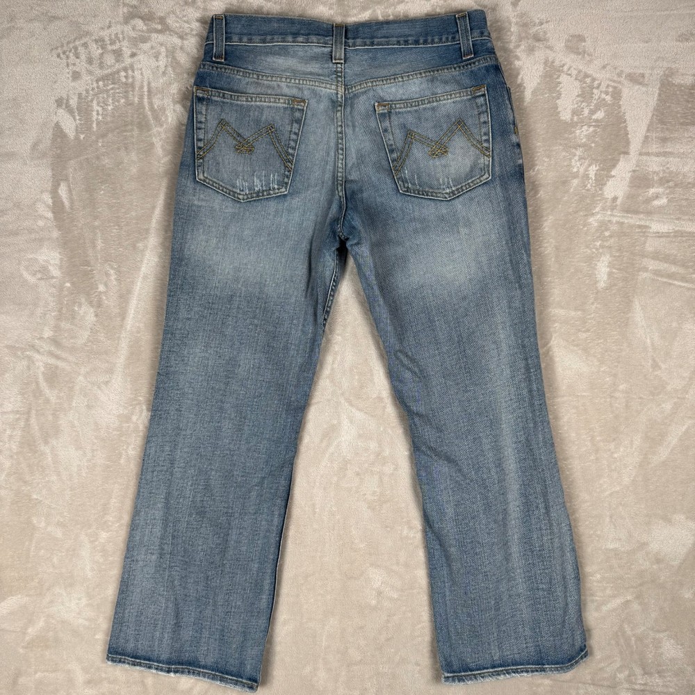American Rag Jeans Y2K Pocket Distressed Blue Mens Size 33 X 29 WPL #8046