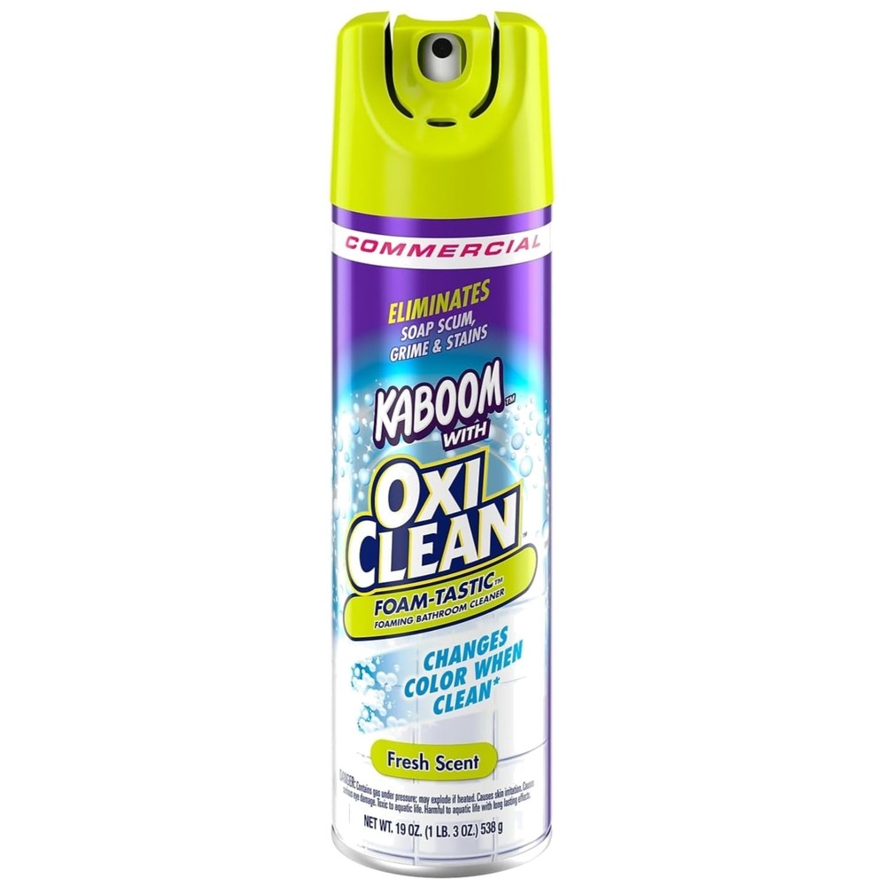 Effortless Bathroom Cleaning with Foamtastic - 19 oz, Clean with Confidence