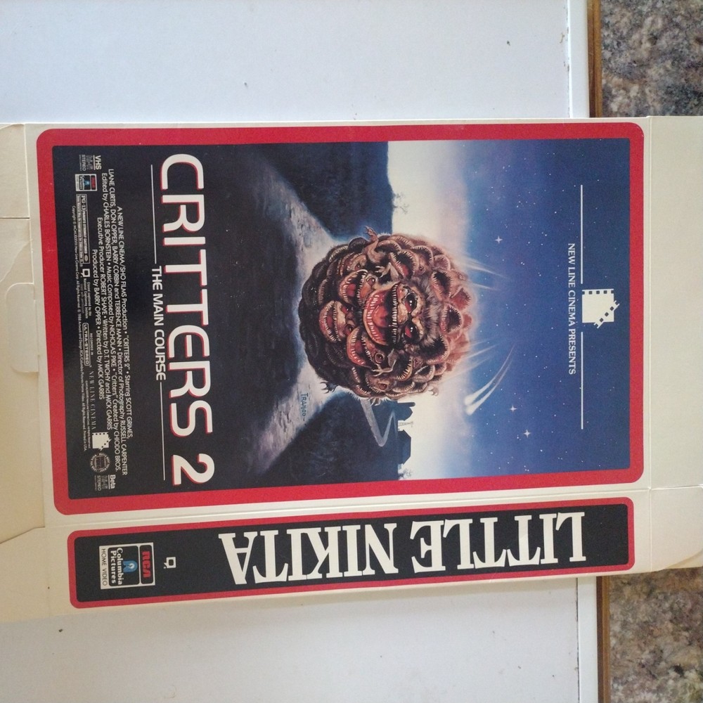 2 Vintage 1987 & 1988 cardboard movie displays-Critters, La Bamba