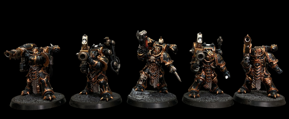 Chaos Space Marines Havocs Warhammer 40K Pro-Painted Army Model