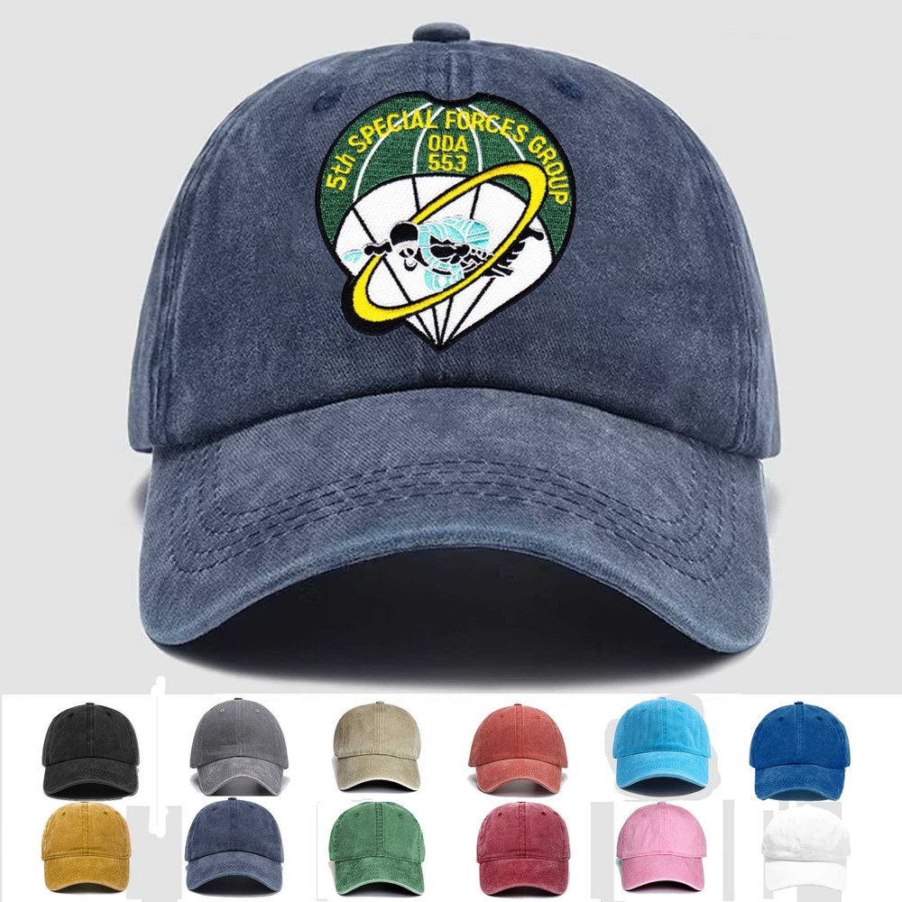 Custom Personalization Embroidered Hat ODA-553, Veteran Cap, Trucker Hat, Gift