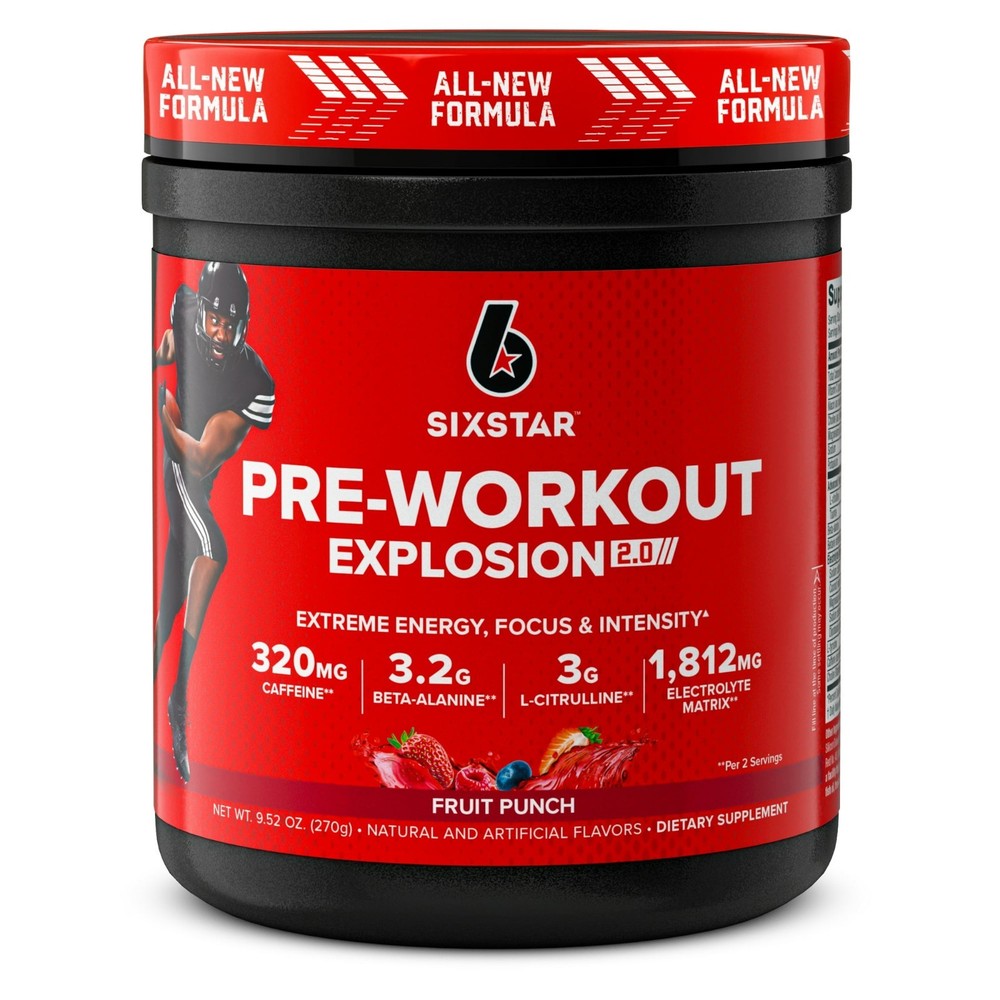 Pre-Workout Powder Explosion 2.0 Fruit Punch Electrolyte Matrix 9.52 oz