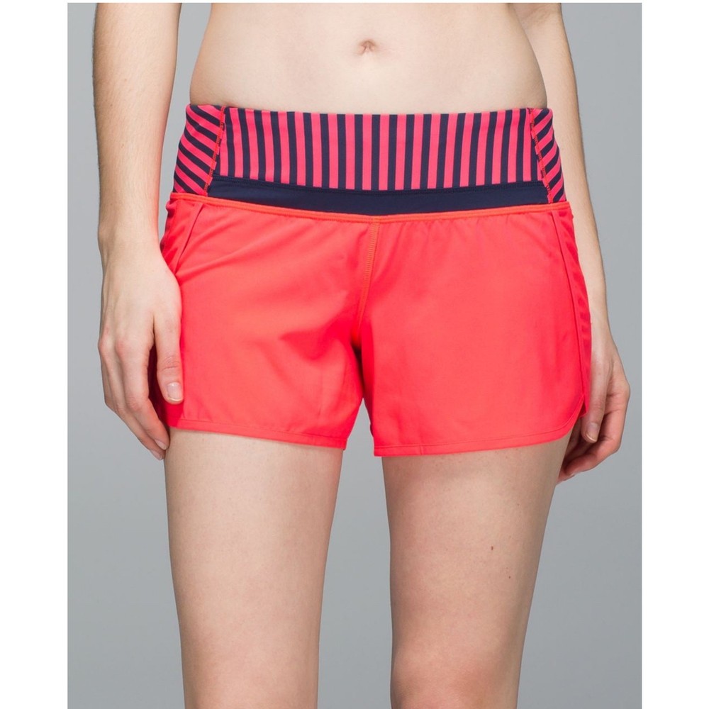 Lululemon Run Times Shorts, Pink, Size 6, 1364o