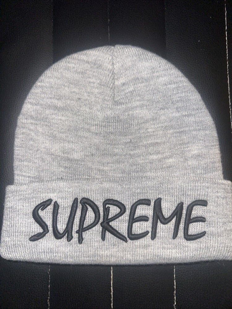 Supreme FTP Heather Grey Beanie