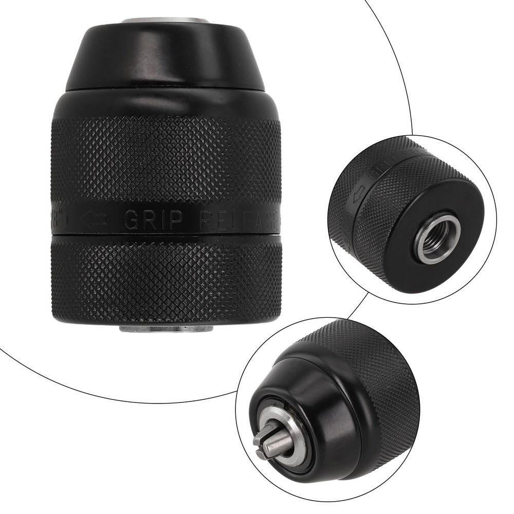 All Metal Hand Drill Chuck with Ratchet Mechanism 1 2 20UNF Connection