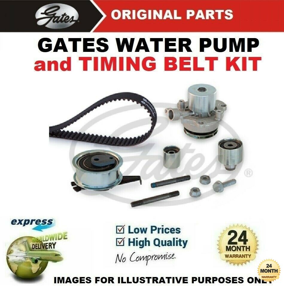 GATES WATER PUMP & TIMING BELT KIT for VW JETTA IV 2.0TDi 2010->