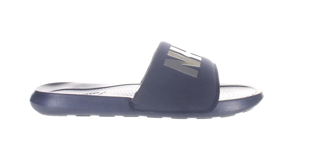 Nike Men's Victori One Blue Slides Size 13 Comfortable Slide Sandals