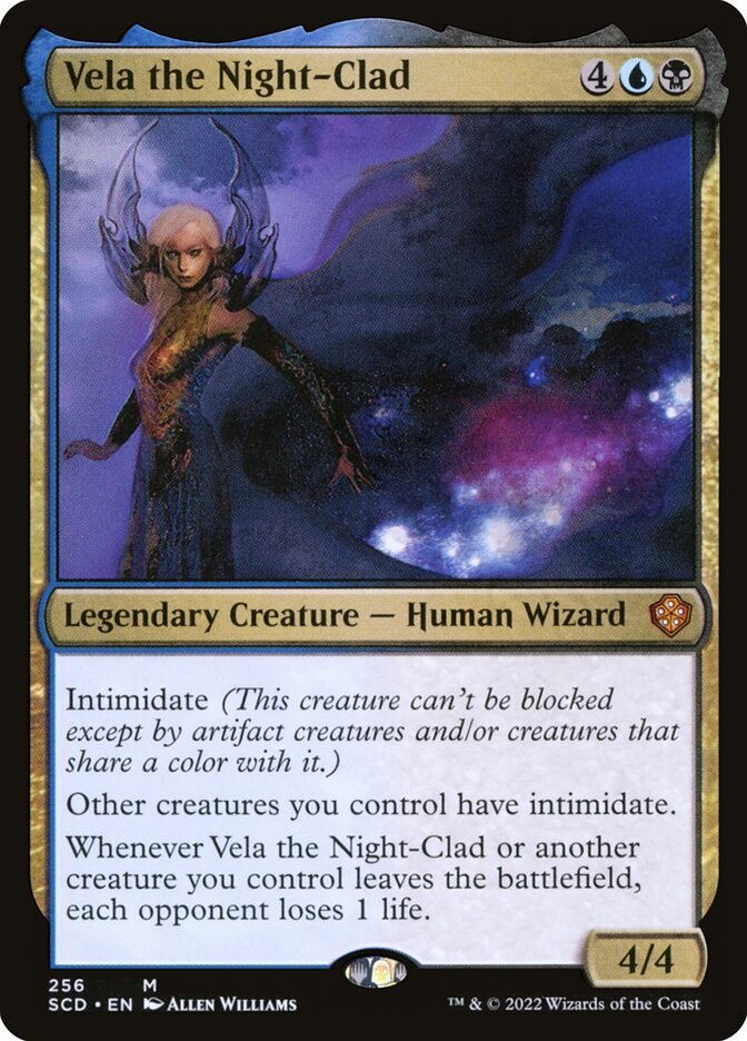 MTG Vela the Night-Clad (256/418) Starter Commander Decks LP