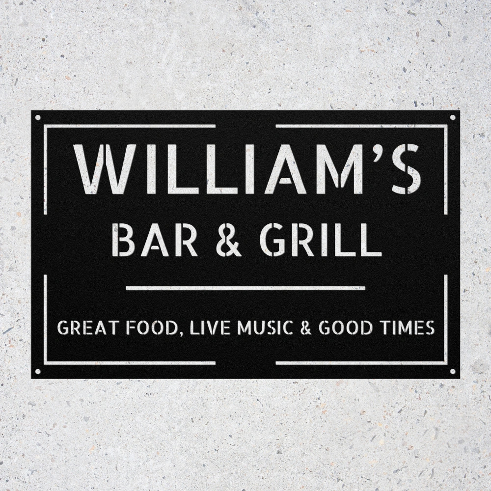 Custom Metal Sign Personalized Doctor Office Restaurant Business or Address