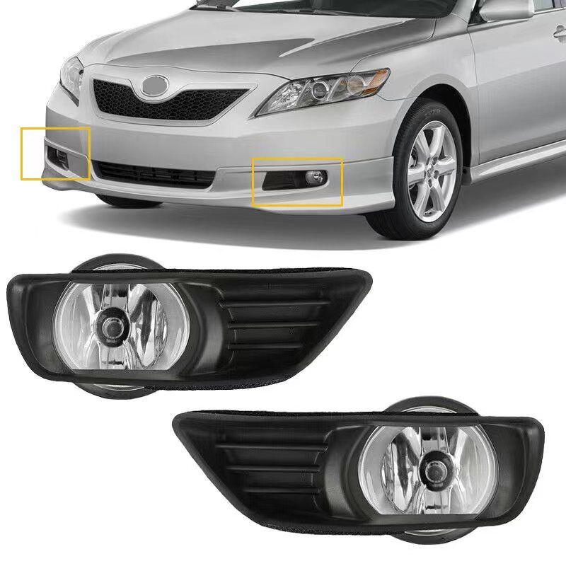 Pair For 2007-2009 Toyota Camry LED Front Bumper Fog Lights Driving Lamps
