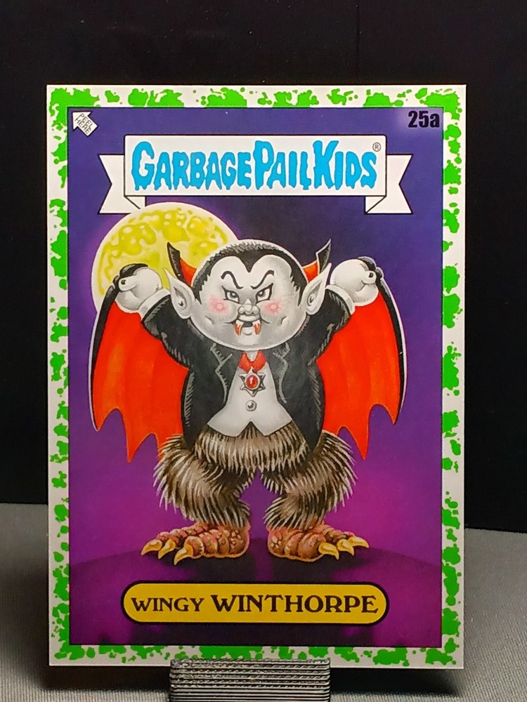 2022 Topps Garbage Pail Kids Book Worms Booger Green Wingy Winthorpe #25a
