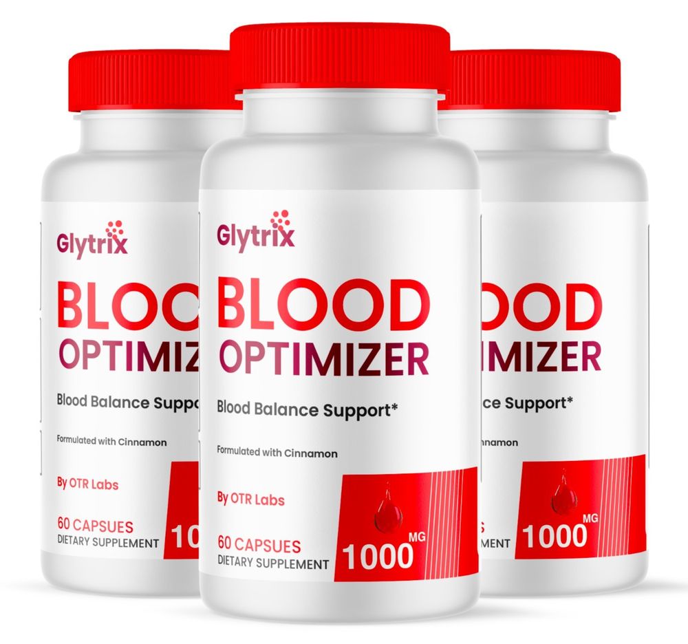 Glytrix Blood Optimizer Support Supplement for Daily Health & Wellness 180CT
